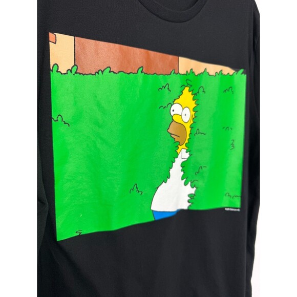 Old Navy Large Simpsons Homer Graphic T-Shirt Black Jack Short Sleeve Crewneck - Picture 4 of 10